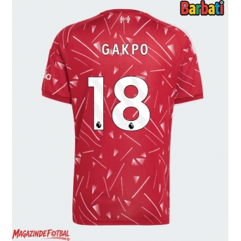 Liverpool Cody Gakpo #18 Tricou Fotbal Replică 2026-27 Barbati Acasa